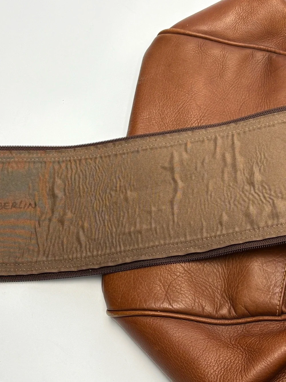 Buffalo David Bitton Cognac Leather Travel Duffel